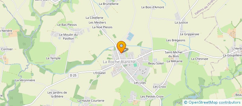 localisation de l'entreprise FRANCOIS CHEVALLIER  LA ROCHE-BLANCHE