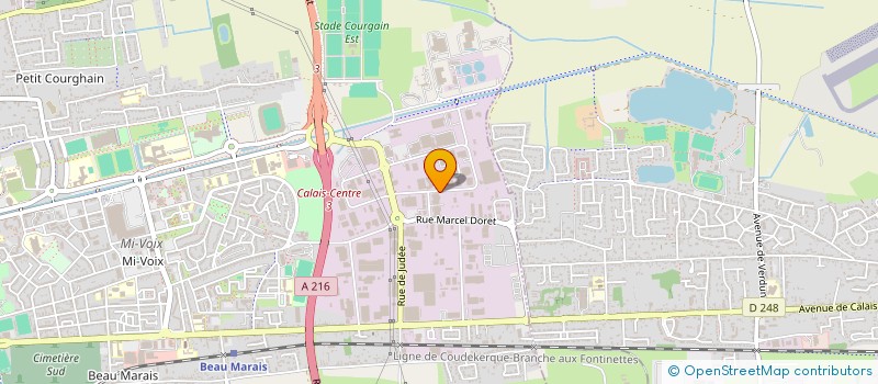 localisation de l'entreprise FRANCOIS CHOQUET  CALAIS