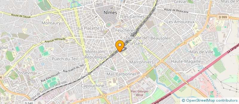 localisation de l'entreprise FRANCOIS CLAUZEL EURL  NIMES