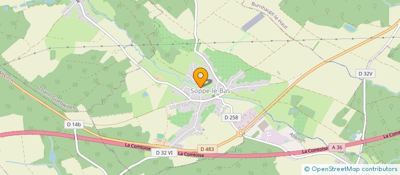 localisation de l'entreprise FRANCOIS COLOMBA  SOPPE-LE-BAS