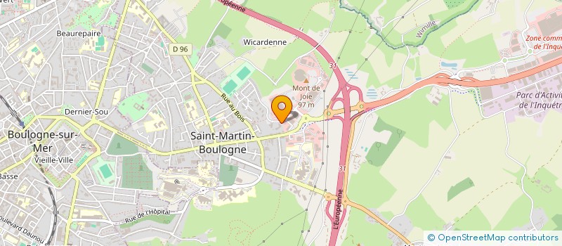 localisation de l'entreprise FRANCOIS CONDETTE  SAINT-MARTIN-BOULOGNE