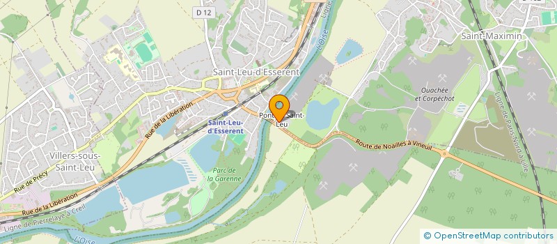 localisation de l'entreprise FRANCOIS COUVERTURE OISE  SAINT-MAXIMIN