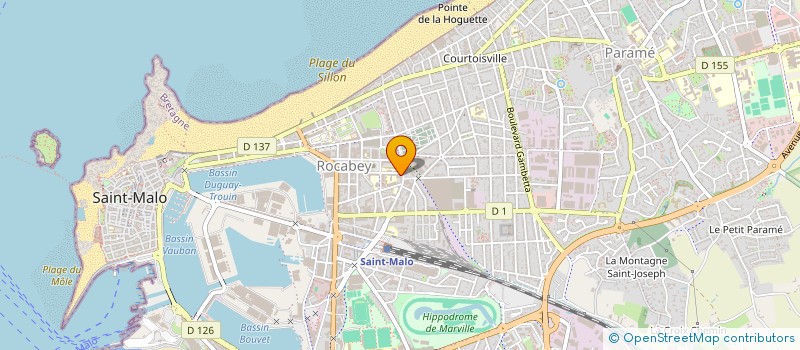 localisation de l'entreprise FRANCOIS D'ASSISE II  SAINT-MALO