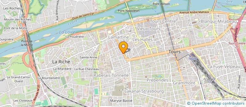localisation de l'entreprise FRANCOIS D'OLIVET  TOURS