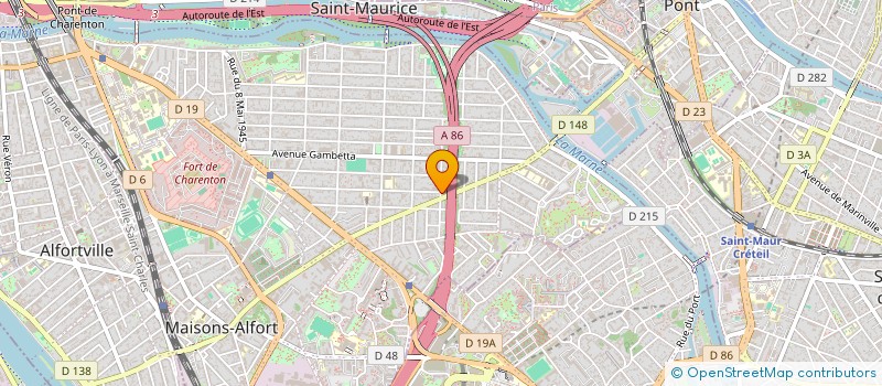 localisation de l'entreprise FRANCOIS DE RONNE à MAISONS-ALFORT