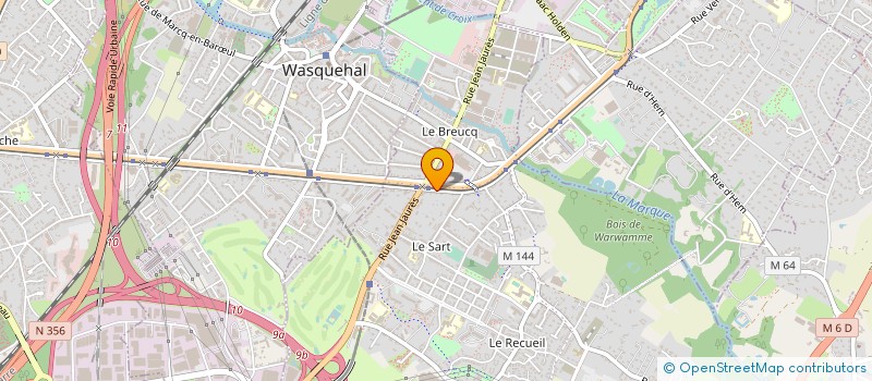 localisation de l'entreprise FRANCOIS DELEMAZURE  VILLENEUVE-D'ASCQ