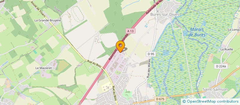 localisation de l'entreprise FRANCOIS ECHAFAUDAGE 50  GRATOT