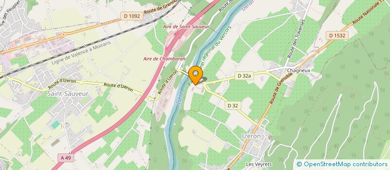 localisation de l'entreprise FRANCOIS ELAGAGE  IZERON