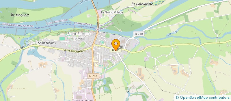 localisation de l'entreprise FRANCOIS ET EMMANUEL à MAUGES-SUR-LOIRE