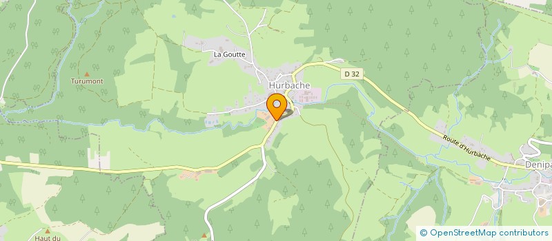 localisation de l'entreprise FRANCOIS ET FILS PALETTES ET CAISSES EN BOIS à HURBACHE