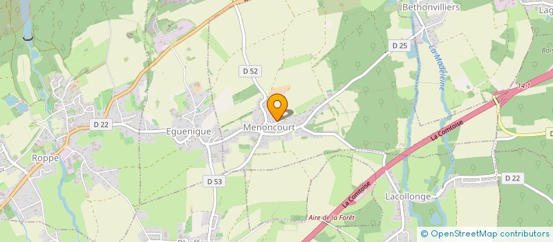 localisation de l'entreprise FRANCOIS GASNIER à MENONCOURT