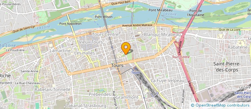 localisation de l'entreprise FRANCOIS GAUTARD IMMOBILIER à TOURS
