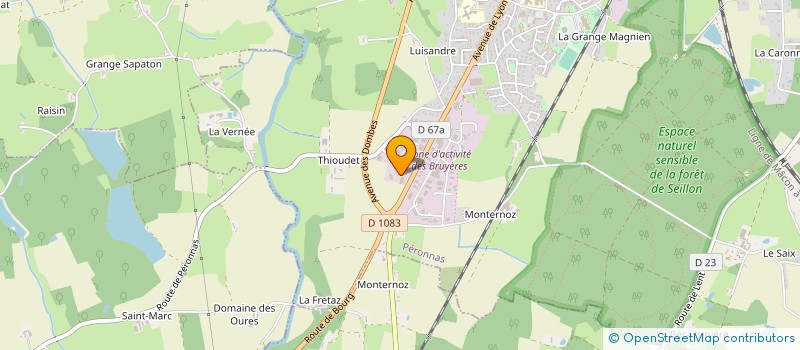 localisation de l'entreprise FRANCOIS GIVRE TAILLE DE PIERRE  PERONNAS