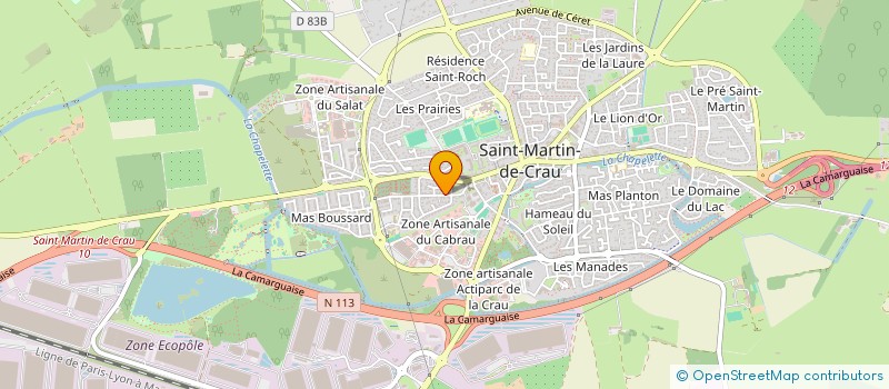 localisation de l'entreprise FRANCOIS-GRENIER.COM à SAINT-MARTIN-DE-CRAU