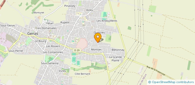 localisation de l'entreprise FRANCOIS GUIGARD ET FILS  GENAS