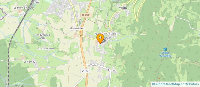 localisation de l'entreprise FRANCOIS GUYON à LES TROIS-CHATEAUX
