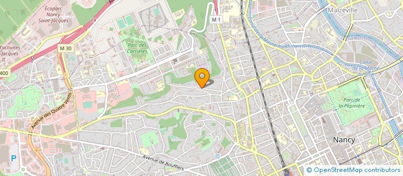 localisation de l'entreprise FRANCOIS HENRION MALGRAS ARCHITECTES URBANISTES  NANCY