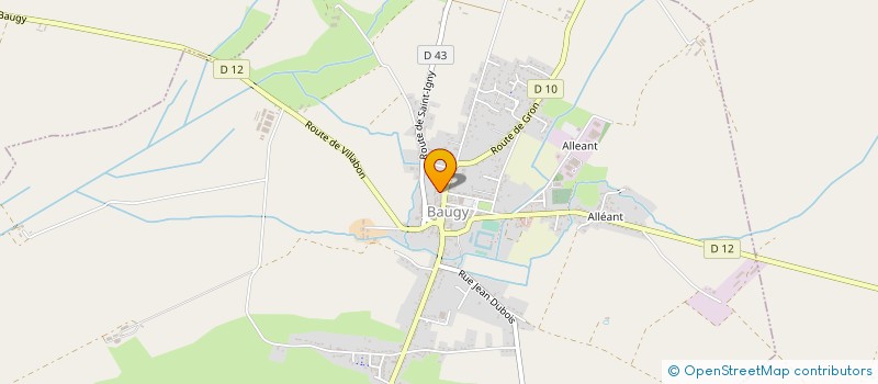 localisation de l'entreprise FRANCOIS HUBERT SAS  BAUGY