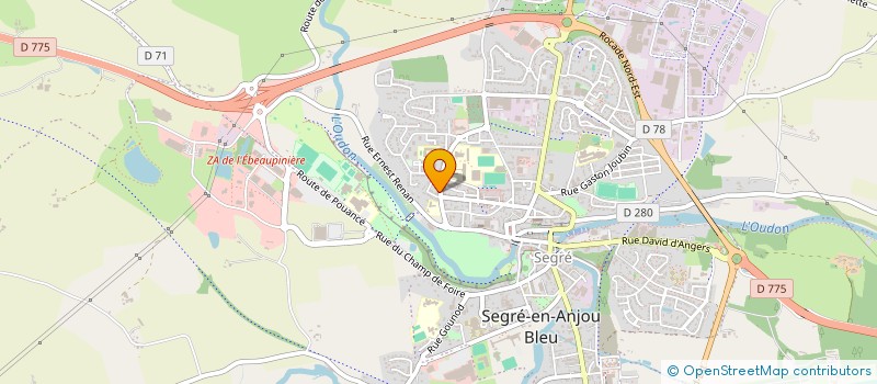 localisation de l'entreprise FRANCOIS HUCHON-SIENNE à SEGRE-EN-ANJOU BLEU