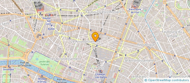 localisation de l'entreprise FRANCOIS HUSSON DIFFUSION à PARIS