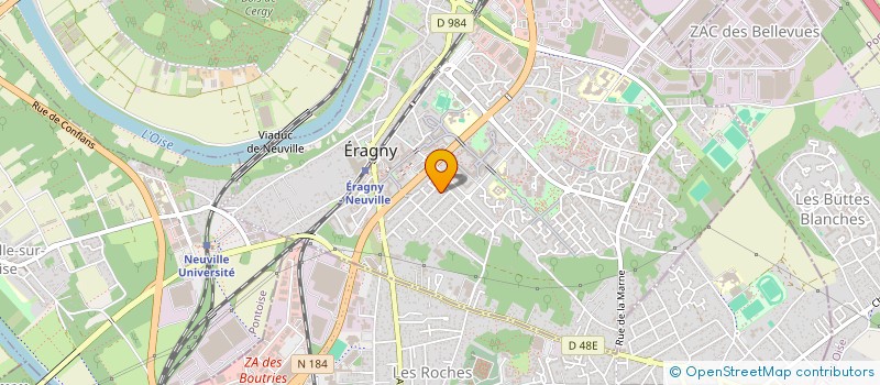 localisation de l'entreprise FRANCOIS IMMO  ERAGNY