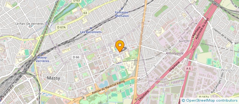 localisation de l'entreprise FRANCOIS IMMO  MASSY
