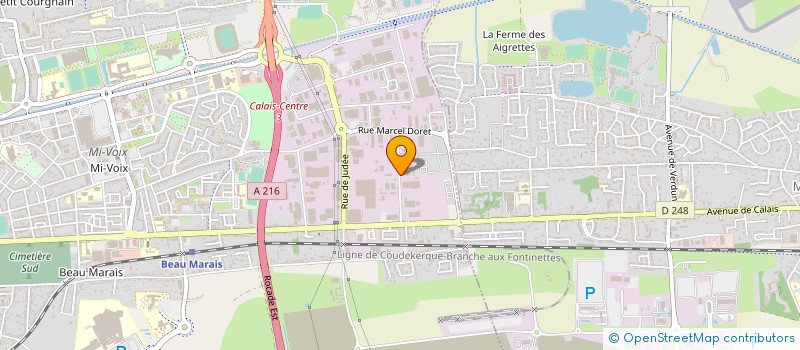 localisation de l'entreprise FRANCOIS INDIVISION à CALAIS