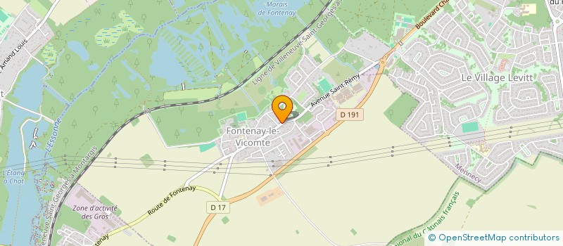 localisation de l'entreprise FRANCOIS JERZY BATIMENT SARL à FONTENAY-LE-VICOMTE