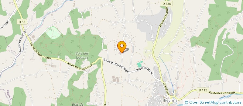 localisation de l'entreprise FRANCOIS JOCELYN  PEYRINS