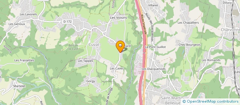 localisation de l'entreprise FRANCOIS JOUBERT  CUVAT