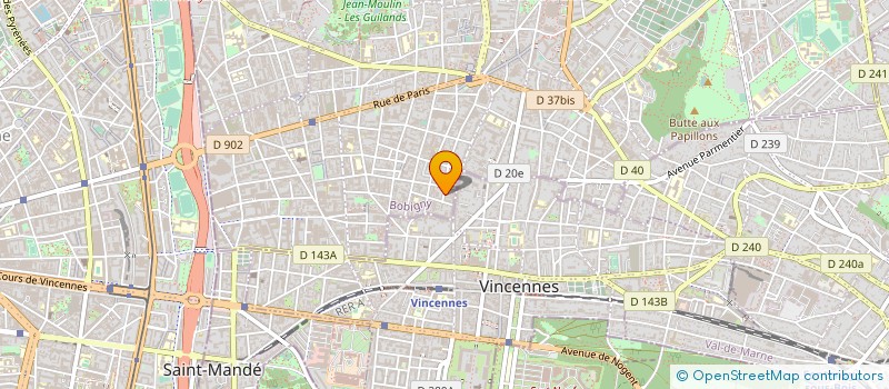 localisation de l'entreprise FRANCOIS KERESTEDJIAN ET ARNAUD BURGEAT, NOTAIRES ASSOCIES D'UNE SOCIETE CIVILE PROFESSIONNELLE TITULAIRE D'UN OFFICE NO à MONTREUIL