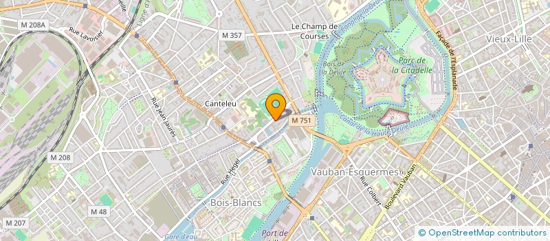 localisation de l'entreprise FRANCOIS LES PLATANES à LAMBERSART