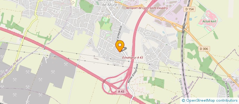 localisation de l'entreprise FRANCOIS LOVO  SAINT-LAURENT-DE-MURE