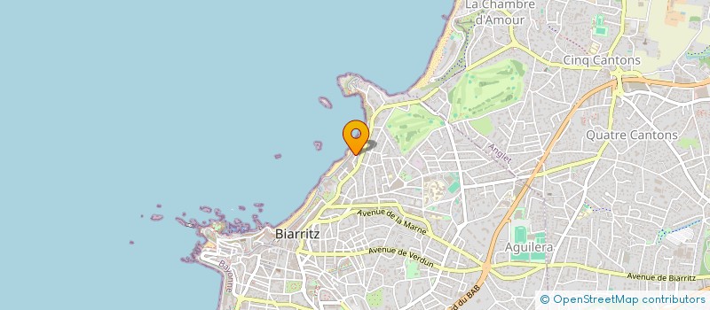 localisation de l'entreprise FRANCOIS LUSSEAU IMMOBILIER à BIARRITZ