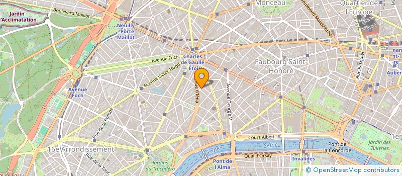 localisation de l'entreprise FRANCOIS MARINI SAS  PARIS