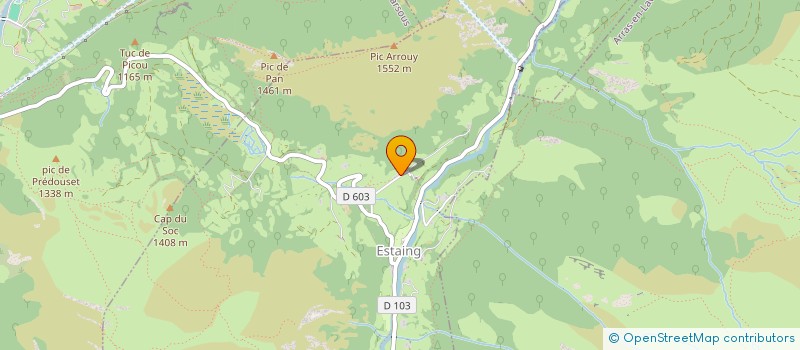 localisation de l'entreprise FRANCOIS MELANIE LOUEY  ESTAING