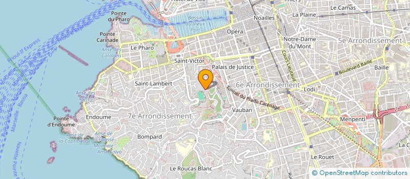 localisation de l'entreprise FRANCOIS MIOLLIS à MARSEILLE