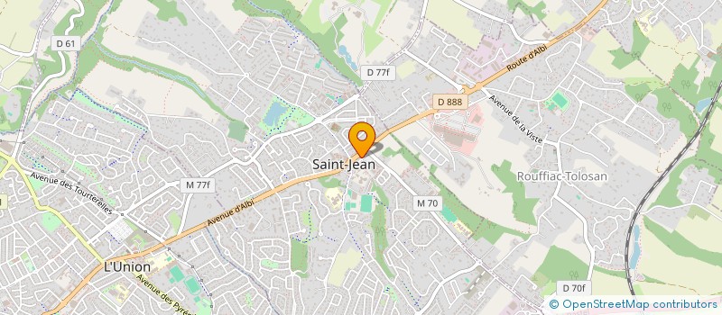 localisation de l'entreprise FRANCOIS MITTERRAND à SAINT-JEAN
