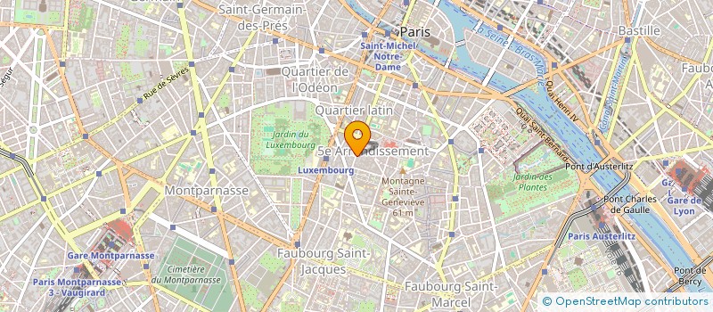 localisation de l'entreprise FRANCOIS MOUNIER VENTOUX  PARIS