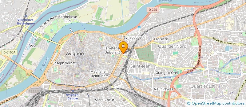 localisation de l'entreprise FRANCOIS ORTA ET FILS IMPRIMERIE  AVIGNON