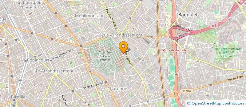 localisation de l'entreprise FRANCOIS PAQUET DESIGN  PARIS