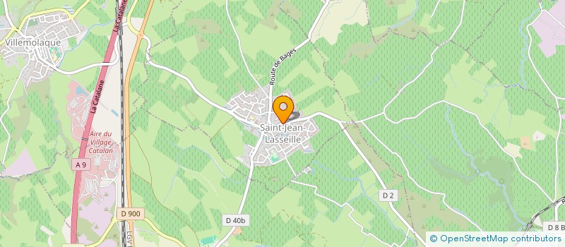 localisation de l'entreprise FRANCOIS - PARADIS  SAINT-JEAN-LASSEILLE