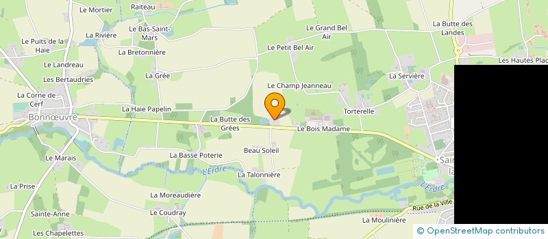 localisation de l'entreprise FRANCOIS PELE ENERGIES  VALLONS-DE-L'ERDRE