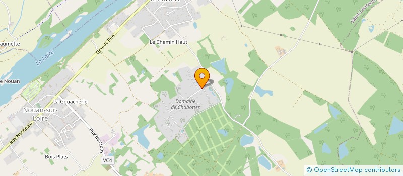 localisation de l'entreprise FRANCOIS PERRONNET à SAINT-LAURENT-NOUAN