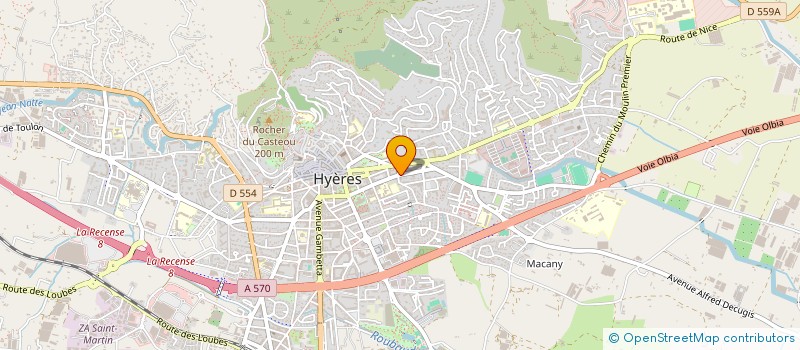 localisation de l'entreprise FRANCOIS PERROT INVESTISSEMENT  HYERES