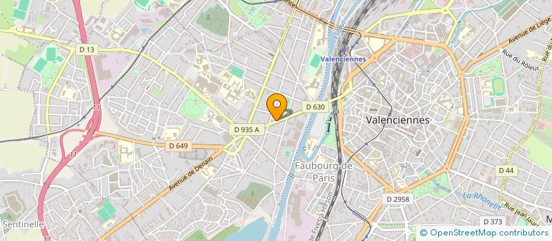 localisation de l'entreprise FRANCOIS PHILIPPART à VALENCIENNES