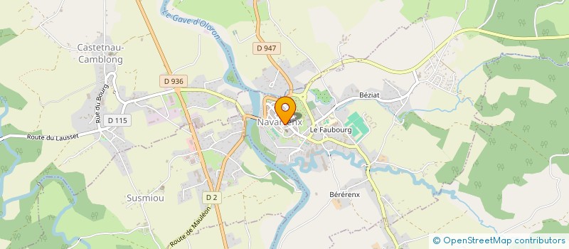 localisation de l'entreprise FRANCOIS PIERAGNOLO  NAVARRENX