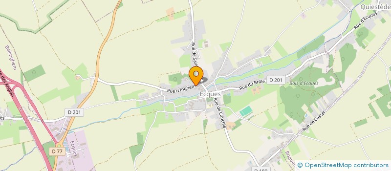 localisation de l'entreprise FRANCOIS POTIER BATIMENT  ECQUES