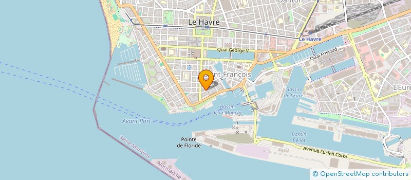 localisation de l'entreprise FRANCOIS PREMIER à LE HAVRE