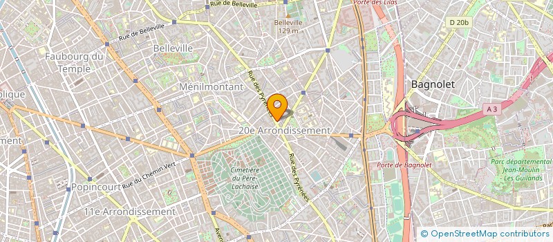 localisation de l'entreprise FRANCOIS PRIET FROMAGER à PARIS